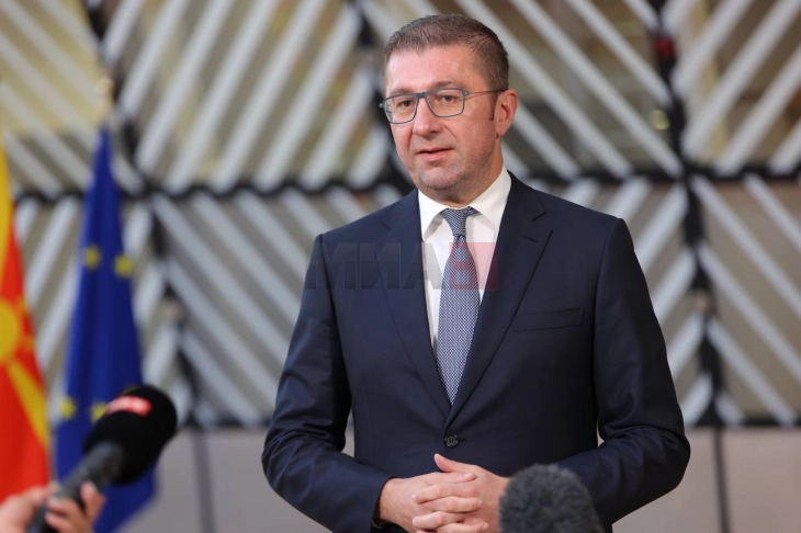 Mickoski in Brussels: Process of EU integration should be based on achievements, not bilateral issues