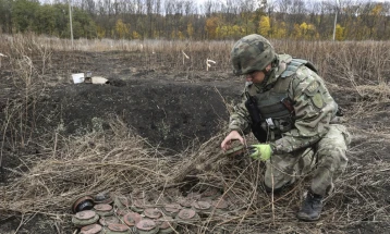 Russia says it has downed 100 Ukrainian drones, village evacuated