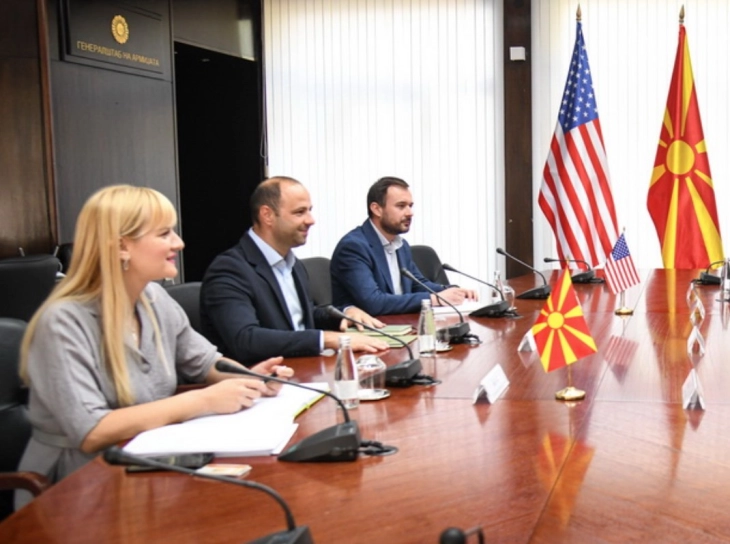 Minister Misajlovski at annual bilateral defense consultations in Washington