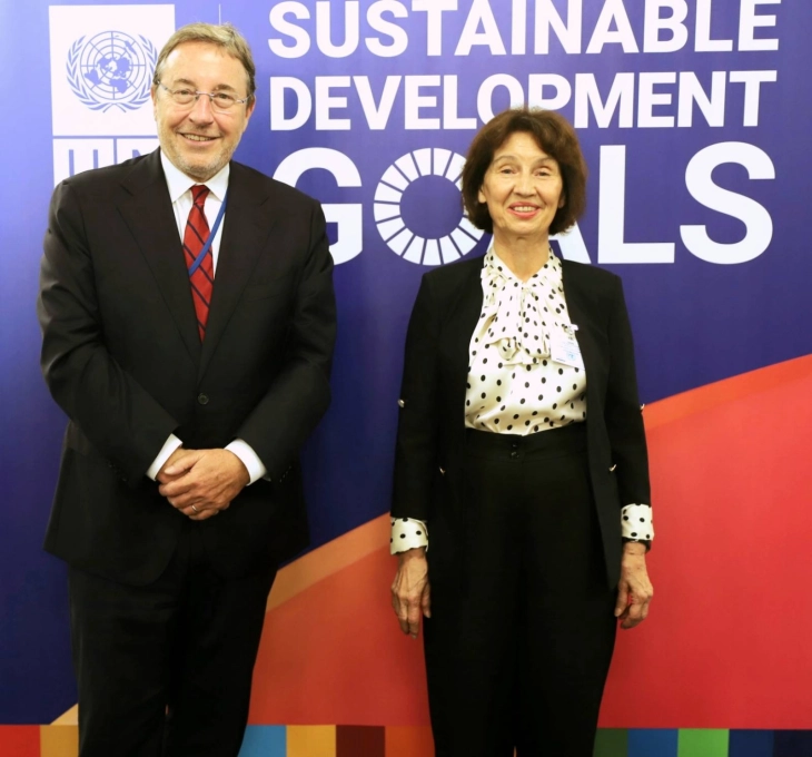 President Siljanovska Davkova meets UNDP Administrator Steiner