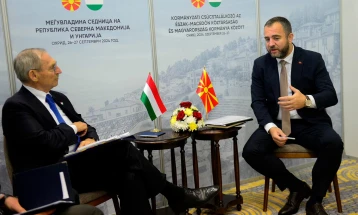 Interior Minister Toshkovski meets Hungarian counterpart Pintér 