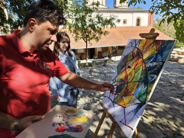 Во Неготино Ликовен хепенинг ,,Балкански културни средби