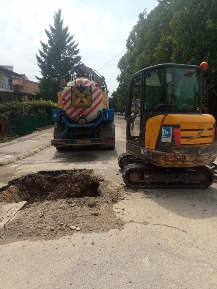 Поради дефект без вода делови од Скопје