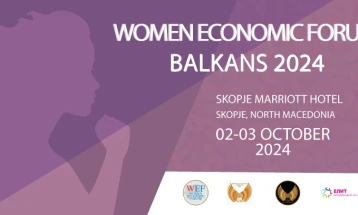 Women Economic Forum – Balkans 2024 held in Skopje