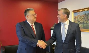 Minister Minchev in Slovenia meets with Novo Mesto Mayor Macedoni