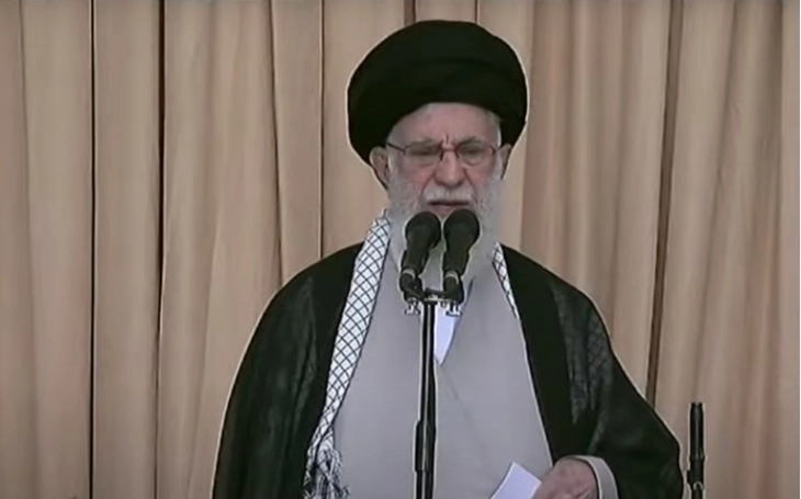 Iran's supreme leader defends attack on Israel during Friday prayers