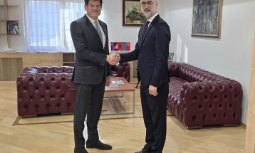 Deputy PM Stoiljkovikj meets EU Ambassador Rokas