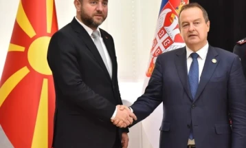 Minister Toshkovski to meet Serbia's Dačić in Kumanovo