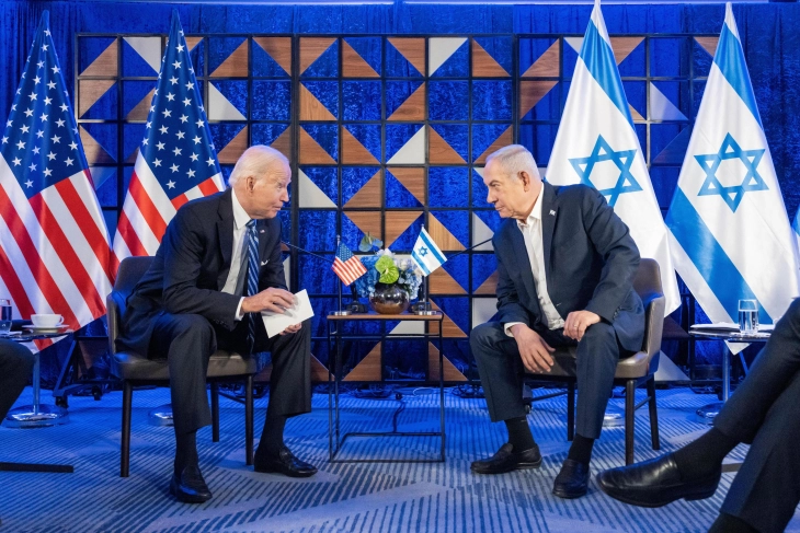 Biden speaks to Netanyahu on the telephone