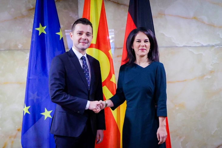 Mucunski - Baerbock: Germany a key political and economic partner, strong supporter of North Macedonia's European integration