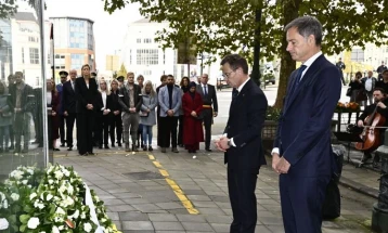 Одбележана годишнината од убиството на шведските фудбалски навивачи во Брисел 