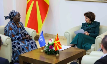 President Siljanovska Davkova meets UN Women Deputy Executive Director Nyaradzayi