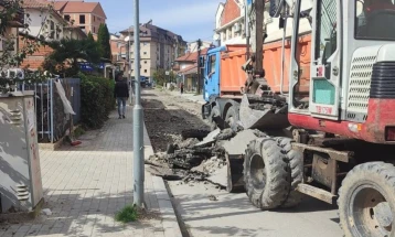 Градежни активности на неколку локации низ Охрид