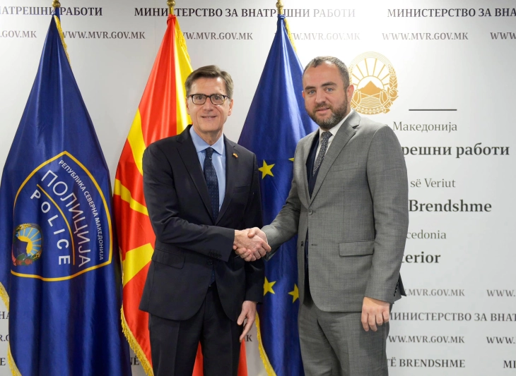 Toshkovski meets with Spanish Ambassador Rafael Soriano Ortiz