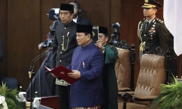 Ex-general Prabowo Subianto sworn in as Indonesia's president