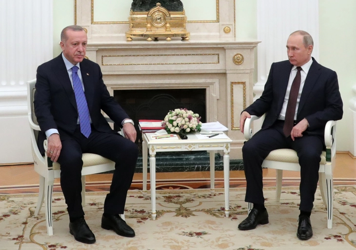 Putin dhe Erdogan do të bisedojnë në Kazan për krijimin e një qendre për gaz në territorin turk