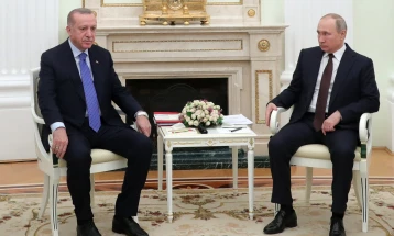 Putin dhe Erdogan do të bisedojnë në Kazan për krijimin e një qendre për gaz në territorin turk