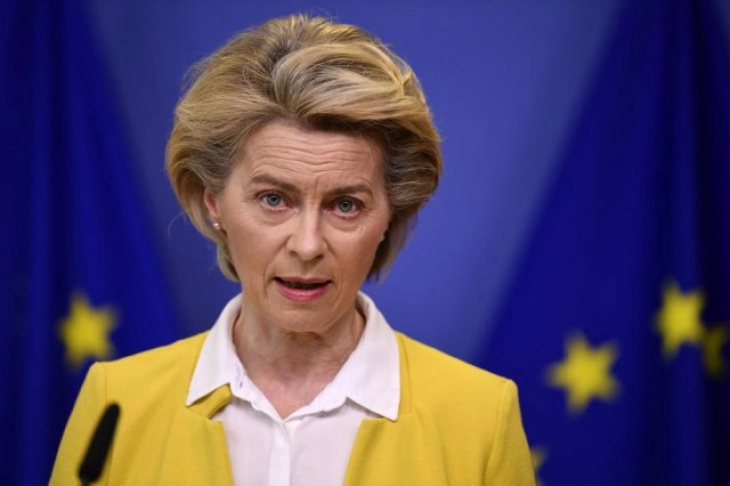 EC President Ursula von der Leyen to visit Skopje on Thursday