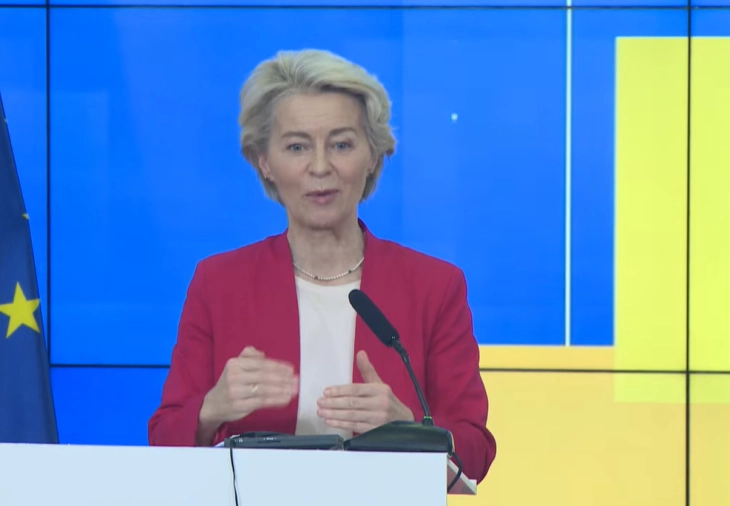 Von der Leyen: Doing everything for country to open first cluster, constitutional change must be worked on