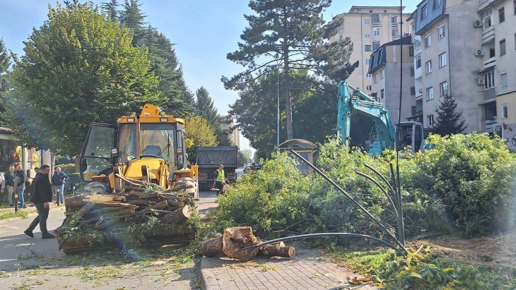 Започна реконструкцијата на улицата Борис Кидрич во Тетово