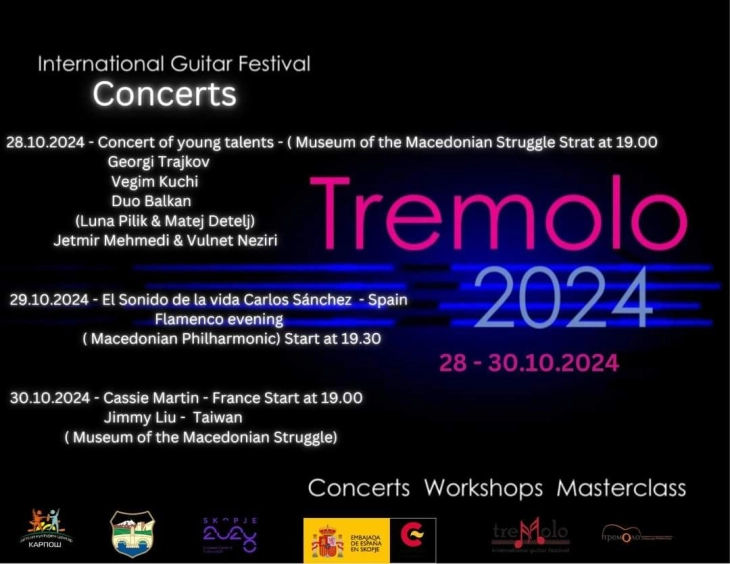 15th Tremolo to offer concerts by young talents and acclaimed guitarists