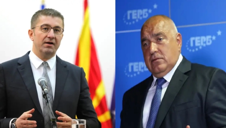 Mickoski holds phone call with Borisov, expects formation of government to remove obstacles on our path to the EU