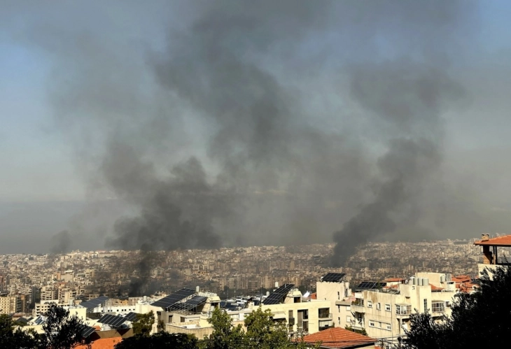 Israeli military strikes targets in southern Beirut