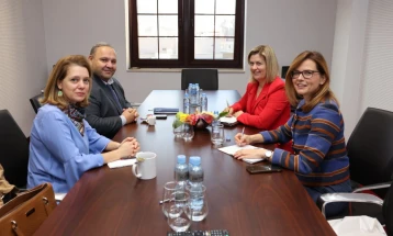 Energy Minister Bozhinovska meets UNDP Resident Representative Grigoryan