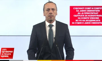 Петрушевски: Судскиот совет и Советот на јавни обвинители уште еднаш покажаа зошто народот нема доверба во правосудството