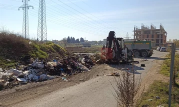 Се чисти дива депонија на влез во Тетово, Касами побара повеќе совесност