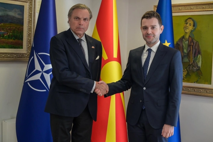 FM Mucunski meets Malta Ambassador Giusti