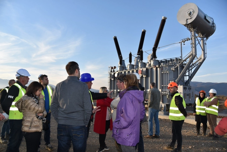 МЕПСО: Интензивни работни активности за изградба на 400/110 kV ТС Охрид