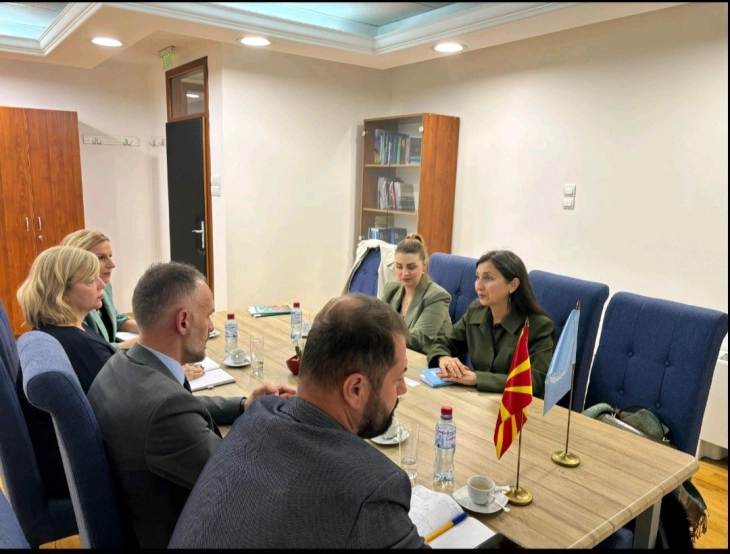 Deputy PM Fetai meets UN Women Skopje head Ivanovikj-Castarede