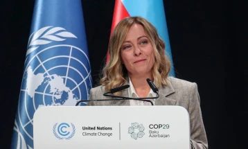 Italy's Meloni argues for 'pragmatic' climate policy at Baku COP29