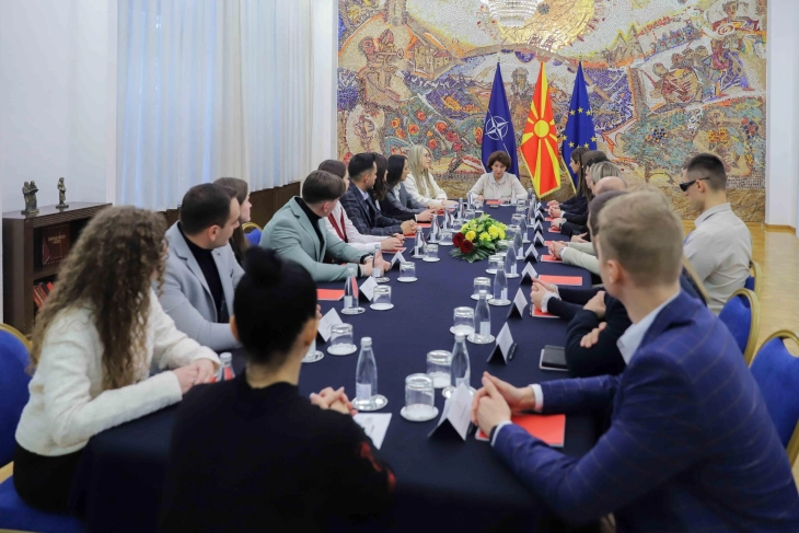 President Siljanovska Davkova addresses Youth Council constitutive session