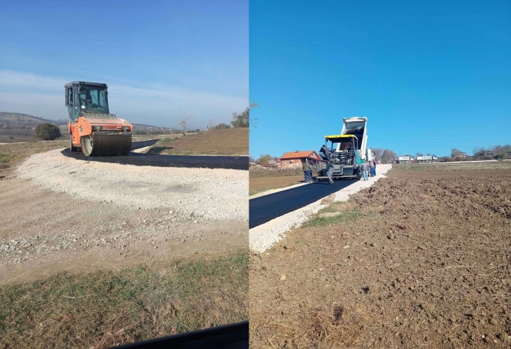 Заврши изградбата на локален пат во село Младо Нагоричане