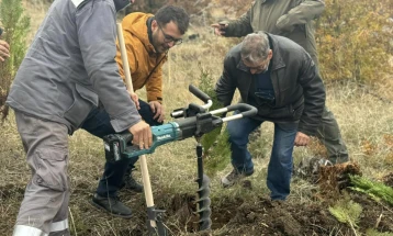 Засадени 40 илјади садници во Општина Ѓорче Петров