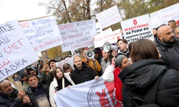 Протест во Скопје: Апел да се набават нови автобуси и да се пуштат нови автобуски линии