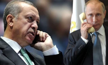 Bisedë telefonike Putin - Erdogan