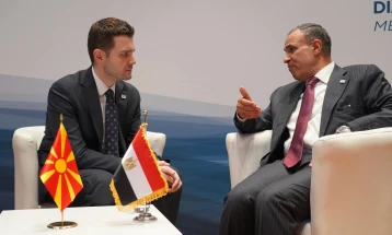 Foreign Minister Mucunski meets Egyptian counterpart Abdelatty 