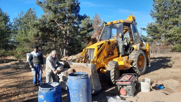 Во туристичката населба Беровско Езеро се гради крак 4 од секундарата водоводна мрежа