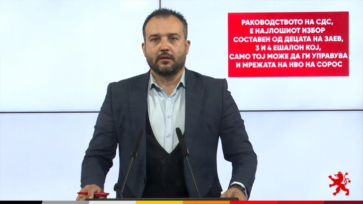 Лефков: Раководството на СДС, е најлошиот избор составен од „децата“ на Заев