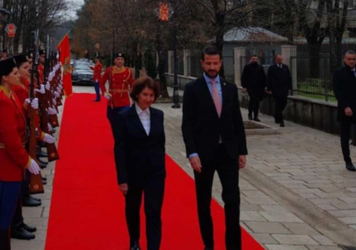 Siljanovska Davkova kicks off official visit to Montenegro