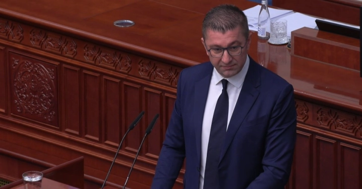 Mickoski: Shumë shpejt nga kjo foltore do të dëgjoni gjithçka që është bërë me shërbimet e sigurisë dhe do të turpëroheni