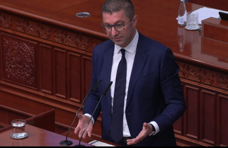 Mickoski: We don't have platform against Albanians, we fight against party profiteers and criminals