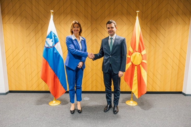 Mucunski – Fajon: Slovenia to help North Macedonia meet EU membership conditions 