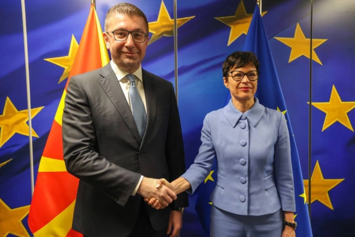 Mickoski in Brussels: Gov't remains focused on reforms, but not accepting ultimatums