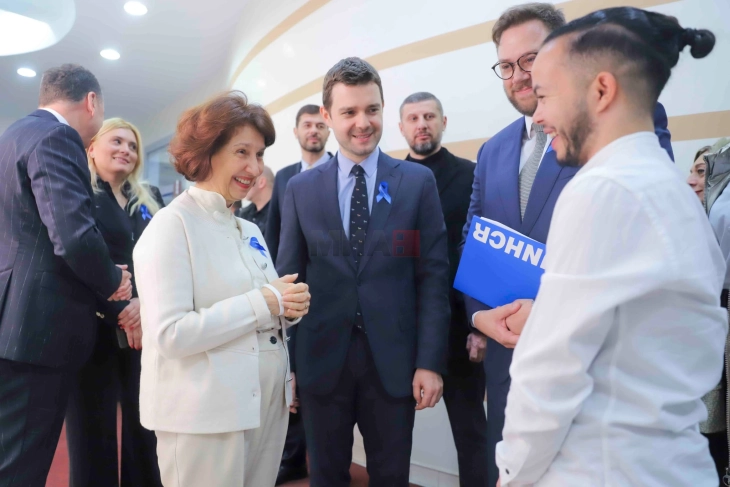 Takim i presidentes Siljanovska Davkova me drejtorin rajonal të UNHCR-së për Evropë, Filip Leklerk