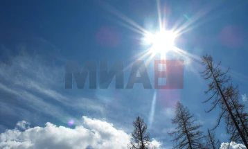 Mëngjesi me temperatura minus, gjatë ditës me diell me vranësira të ulëta deri në mesatare