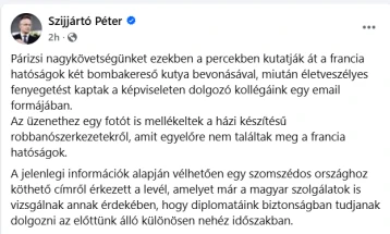 Sijarto: Ambasada hungareze në Paris mori kërcënim për bombë